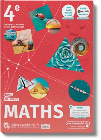 Couverture du manuel Mathématiques 4e (2022)